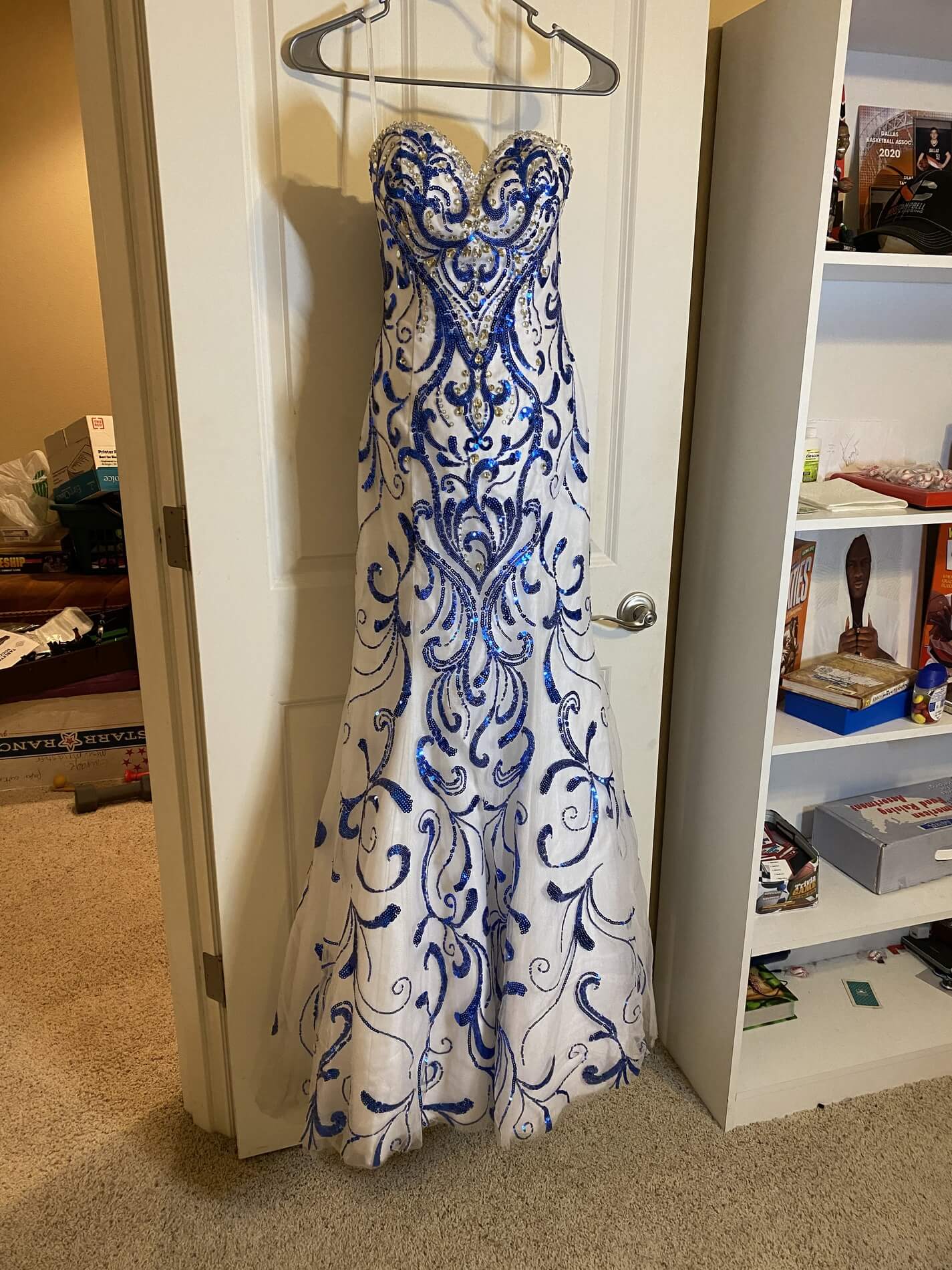 Alyce Paris Size 0 Blue Mermaid Dress on Queenly