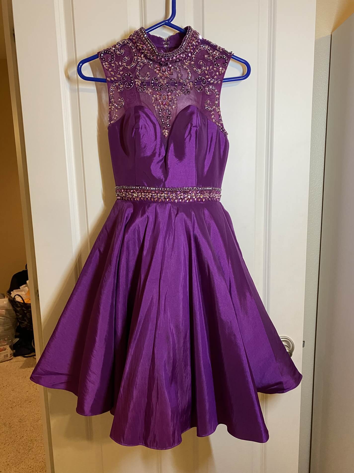 Sherri Hill Size 2 Purple Cocktail Dress on Queenly