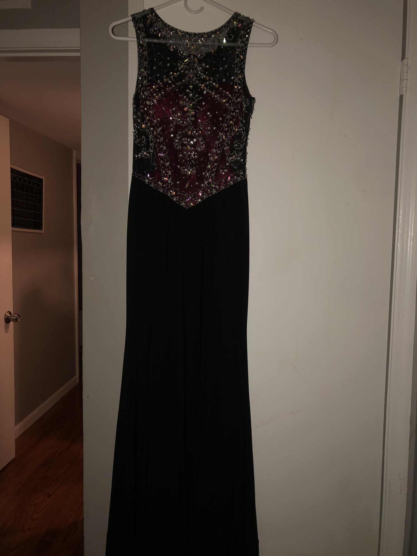 Betsy and Adam Black Size 2 Homecoming Betsy & Adam Mermaid Dress on Queenly
