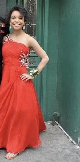 Size 2 Prom One Shoulder Red Floor Length Maxi on Queenly