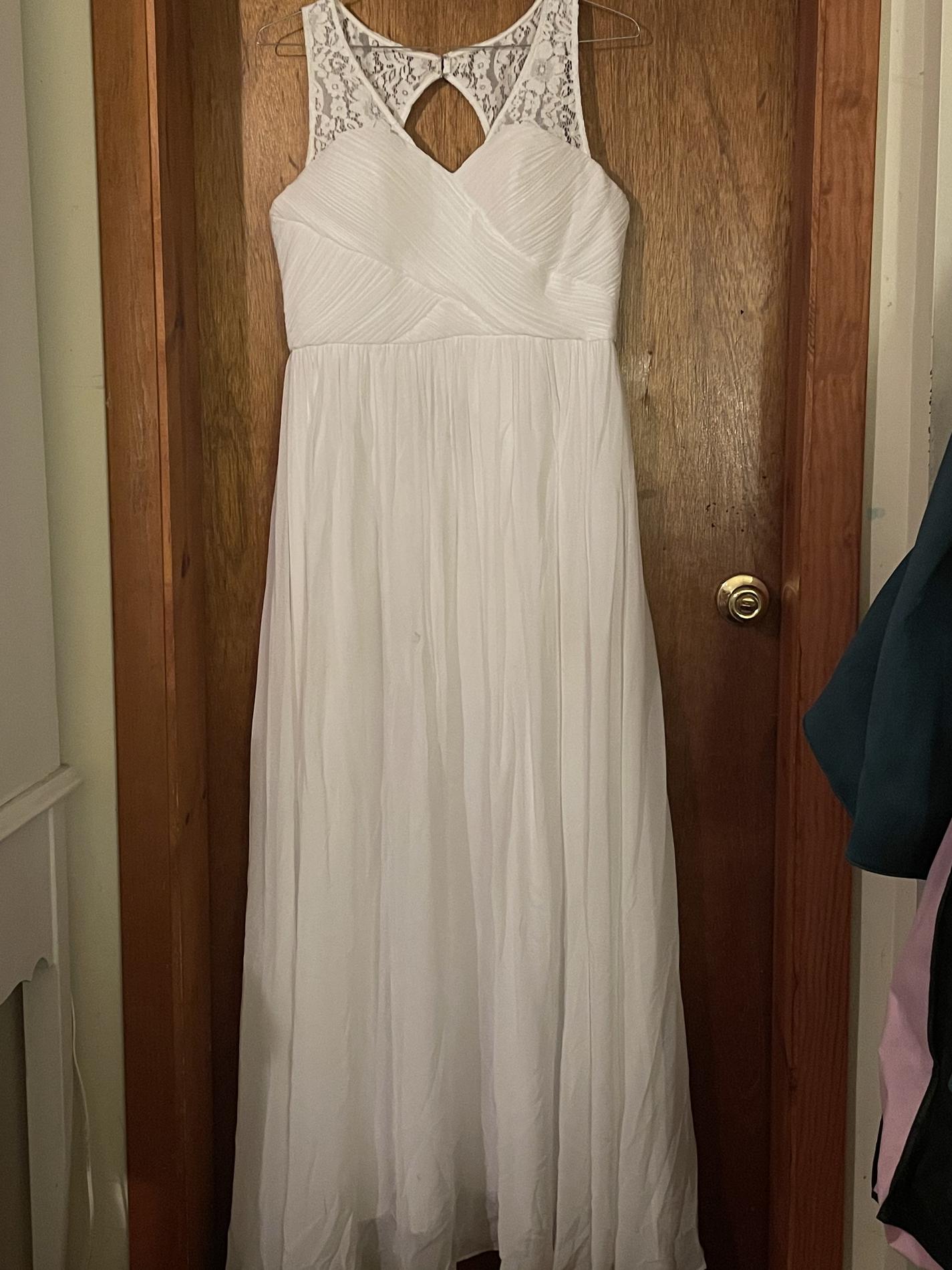 Size 12 Wedding White Ball Gown on Queenly