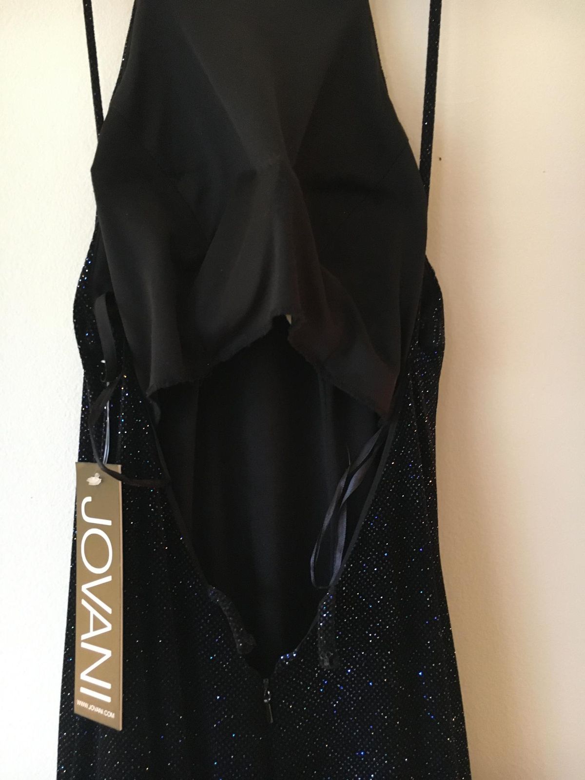 Jovani Size 4 Prom Navy Black Mermaid Dress on Queenly