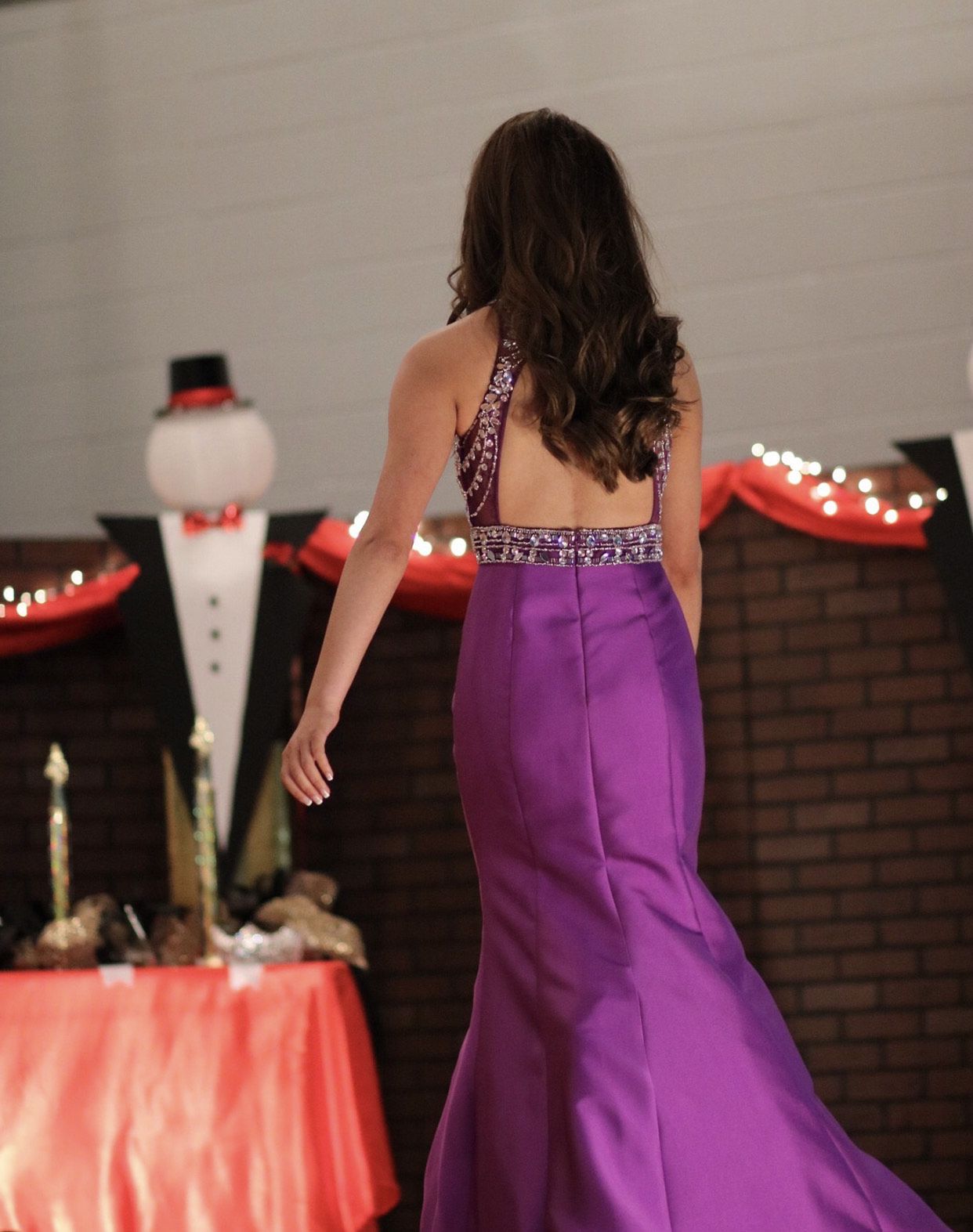 Rachel Allan Size 2 Prom Sequined Purple Mermaid Dress on Queenly