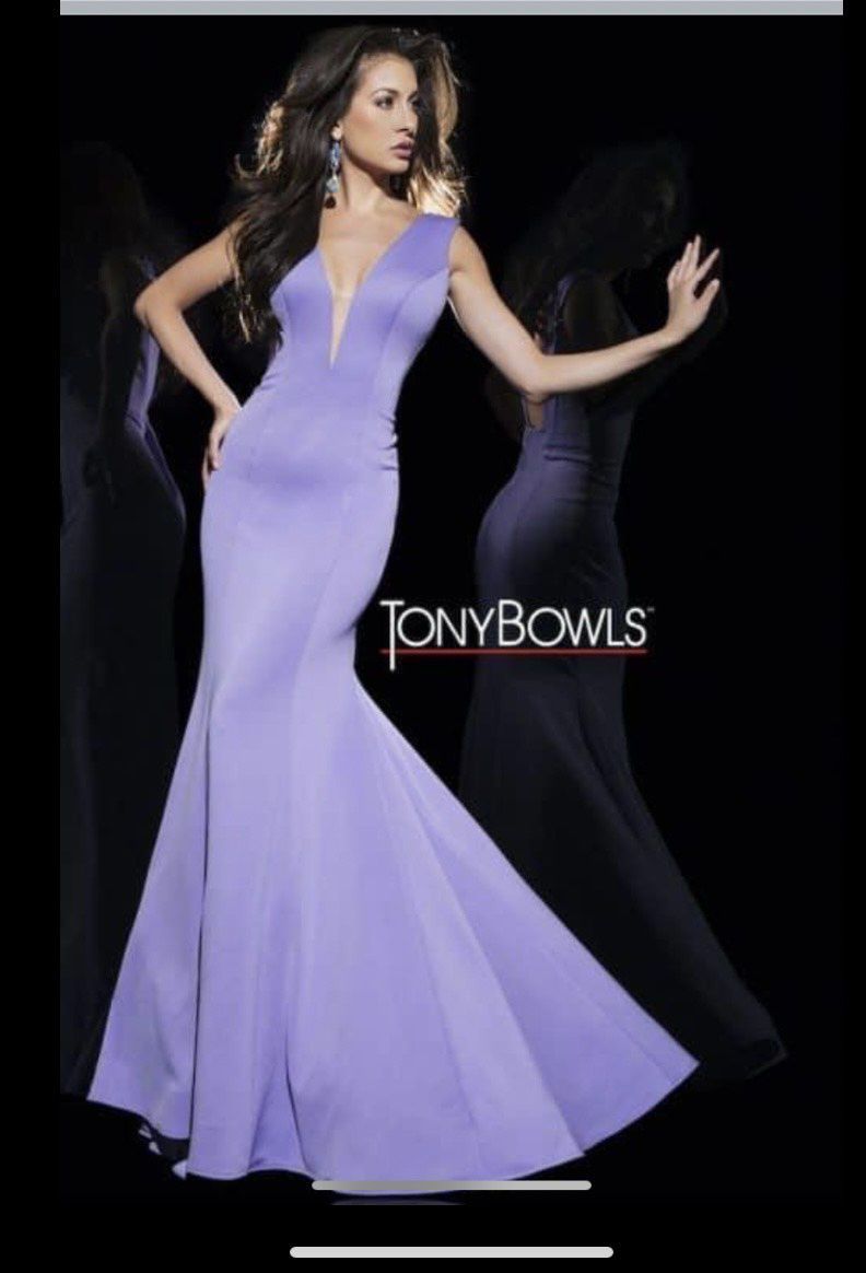 Size 8 Prom Light Purple Mermaid Dress on Queenly