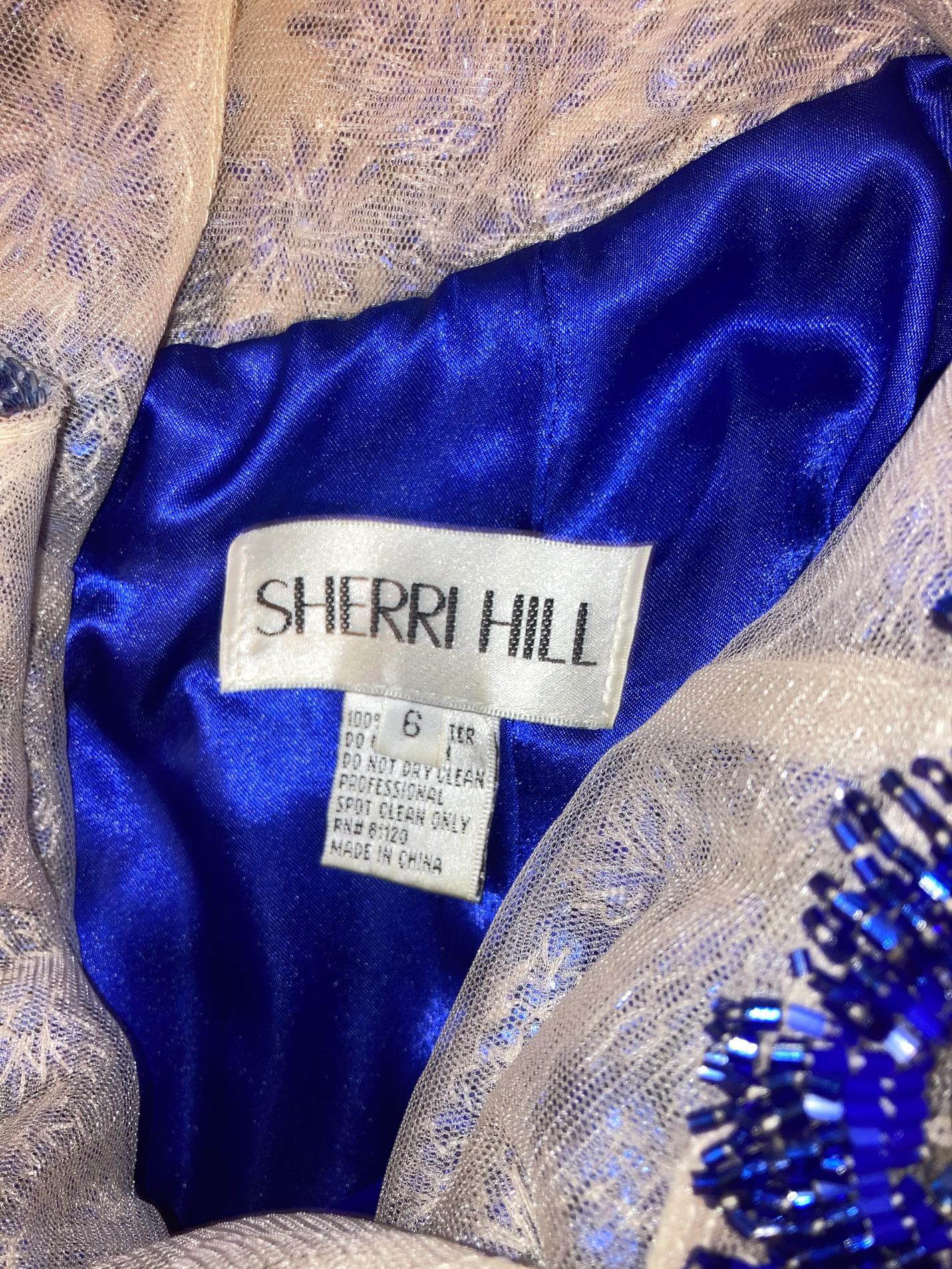 Sherri Hill Size 6 Prom Royal Blue Mermaid Dress on Queenly