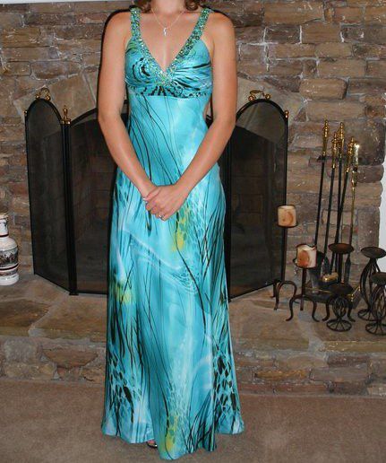 Faviana Size 2 Prom Multicolor Floor Length Maxi on Queenly