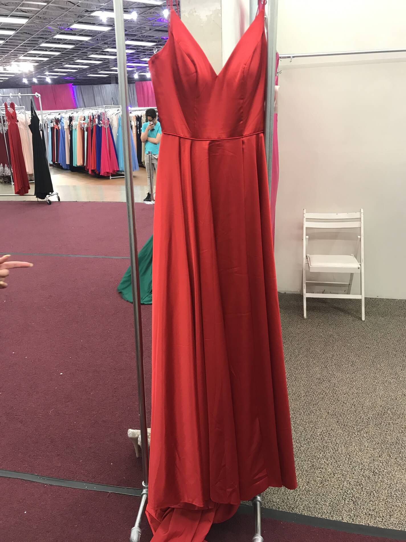 Sherri Hill Red Size 4 Tall Height Prom Train Dress on Queenly