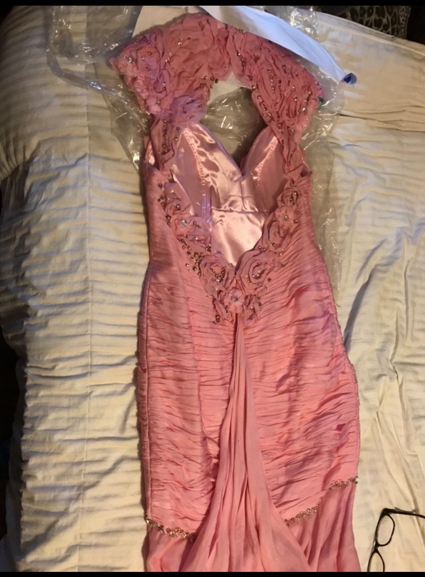 Mac Duggal Size 6 Pageant Light Pink Mermaid Dress on Queenly