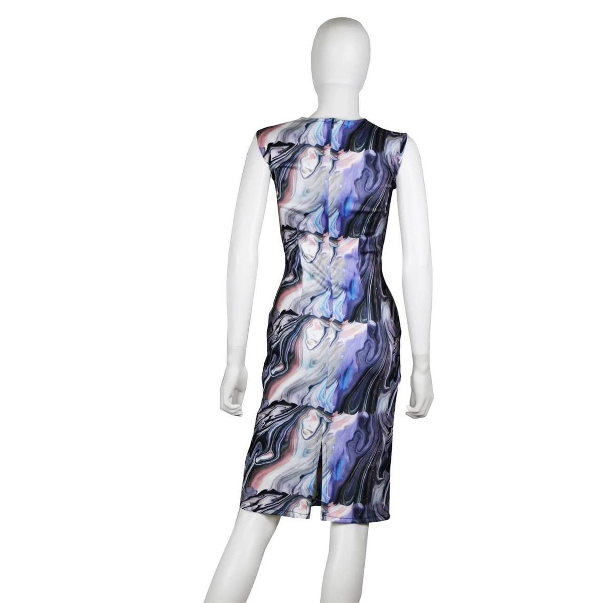 Chaluisant Size 4 Wedding Guest Multicolor Cocktail Dress on Queenly