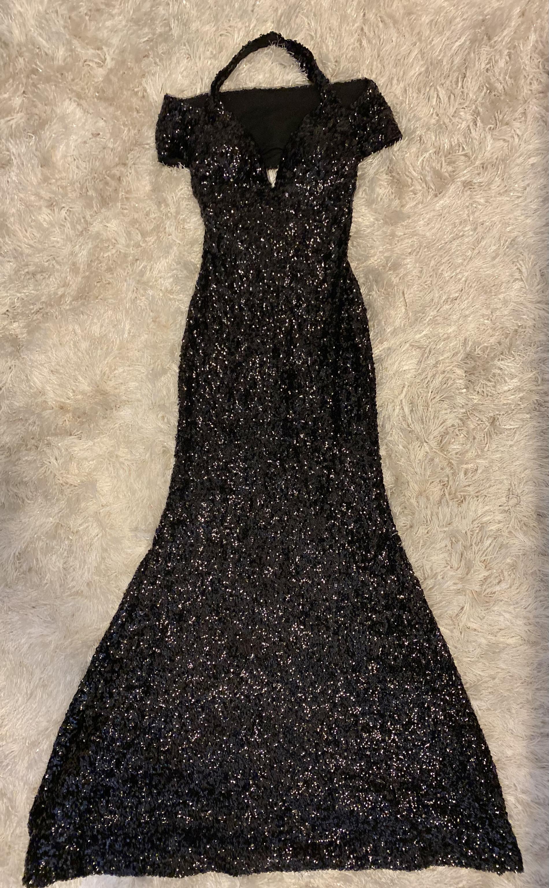 Size 0 Prom Black Mermaid Dress on Queenly
