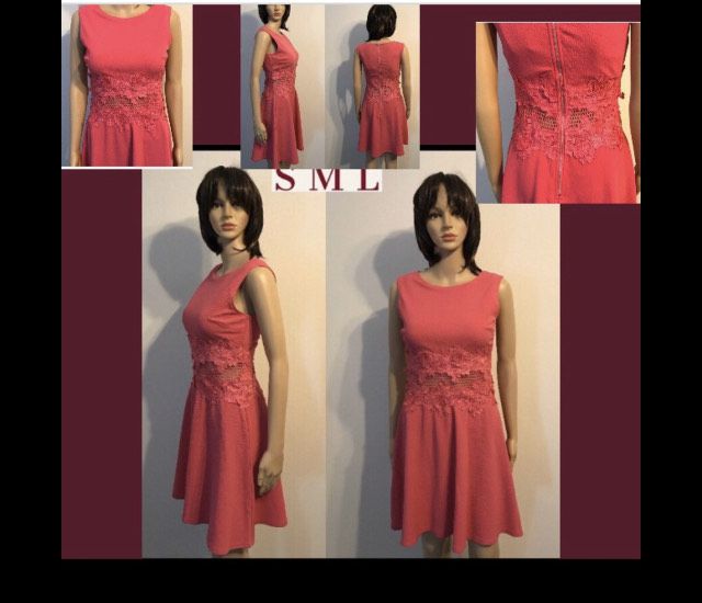 Please See Description Pic.  Inform of Sz. Size 4 Pink A-line Dress on Queenly