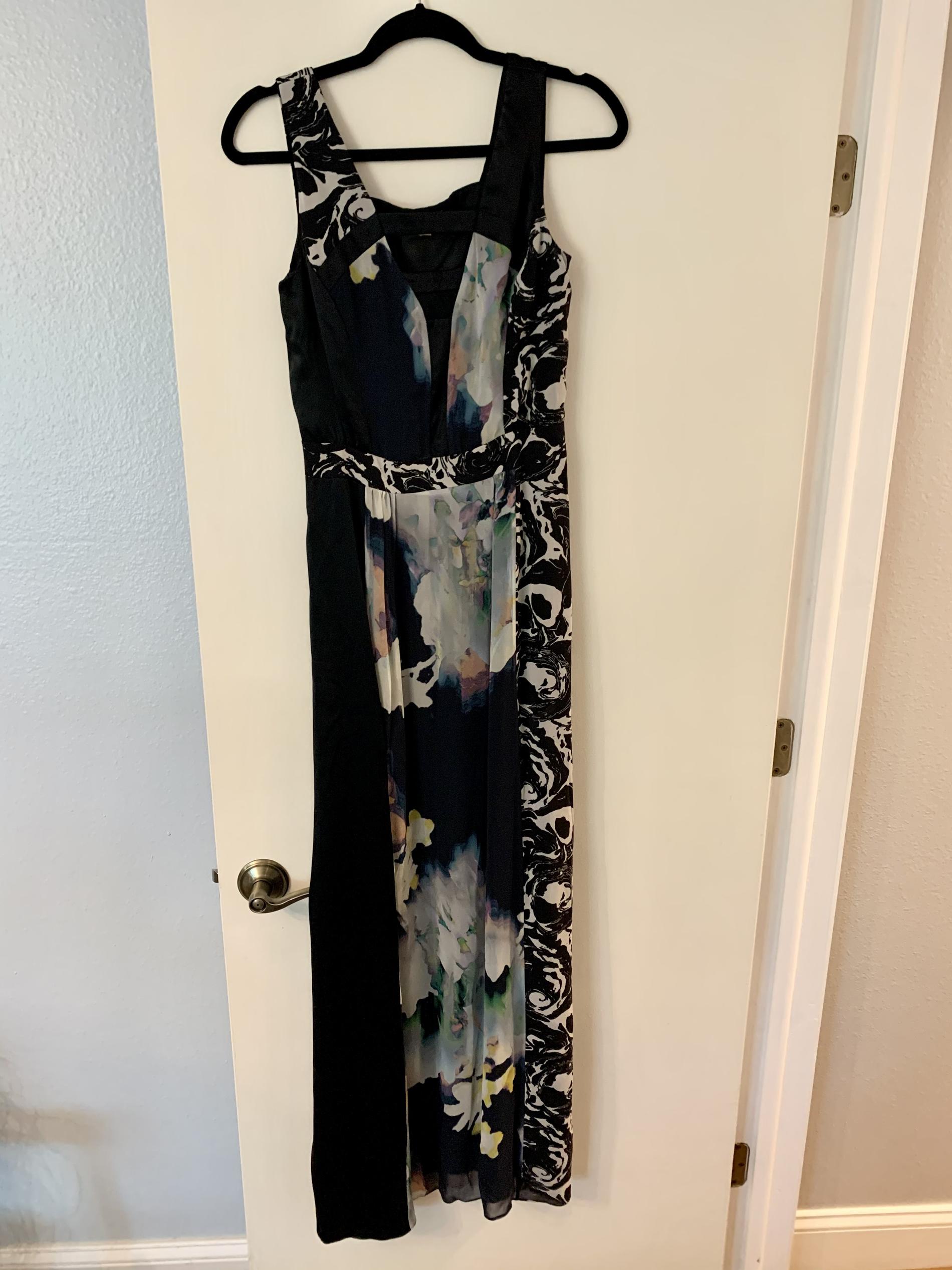 Anthropologie Size 2 Wedding Guest Black Floor Length Maxi on Queenly