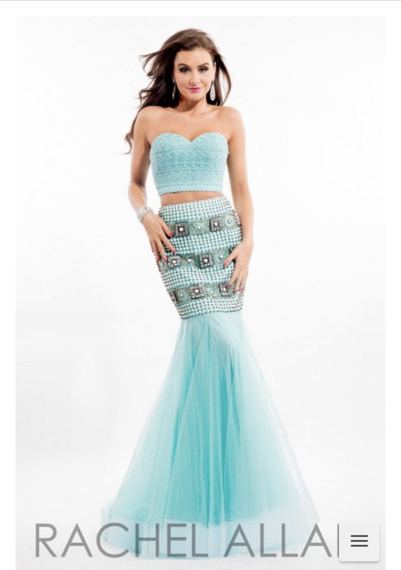 Size 6 Prom Light Green Mermaid Dress on Queenly