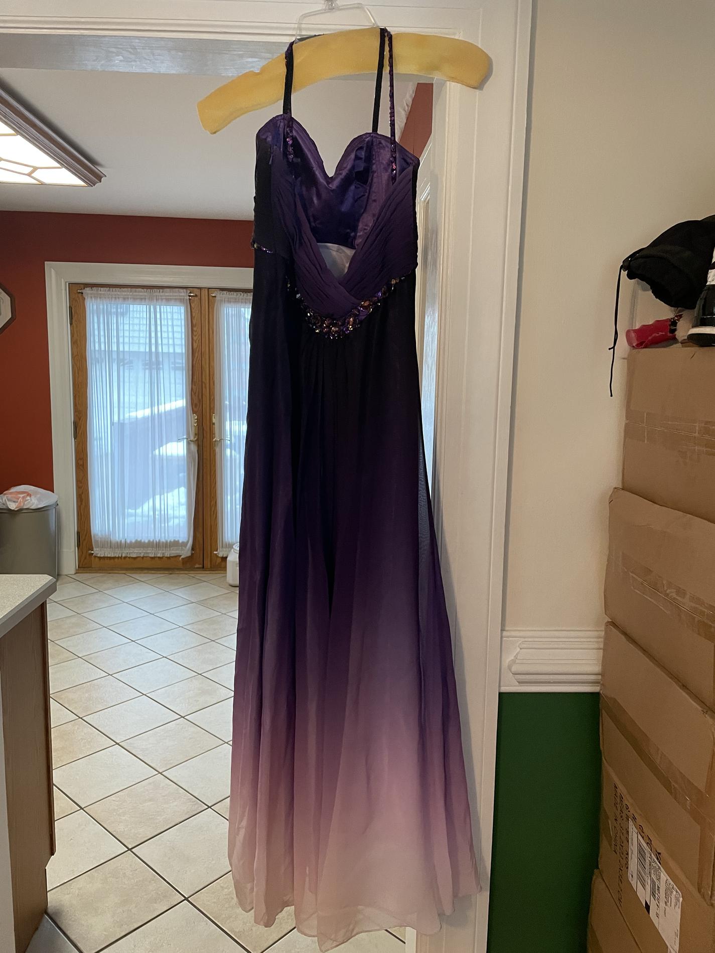 Jessica McClintock Size 0 Prom Purple Floor Length Maxi on Queenly