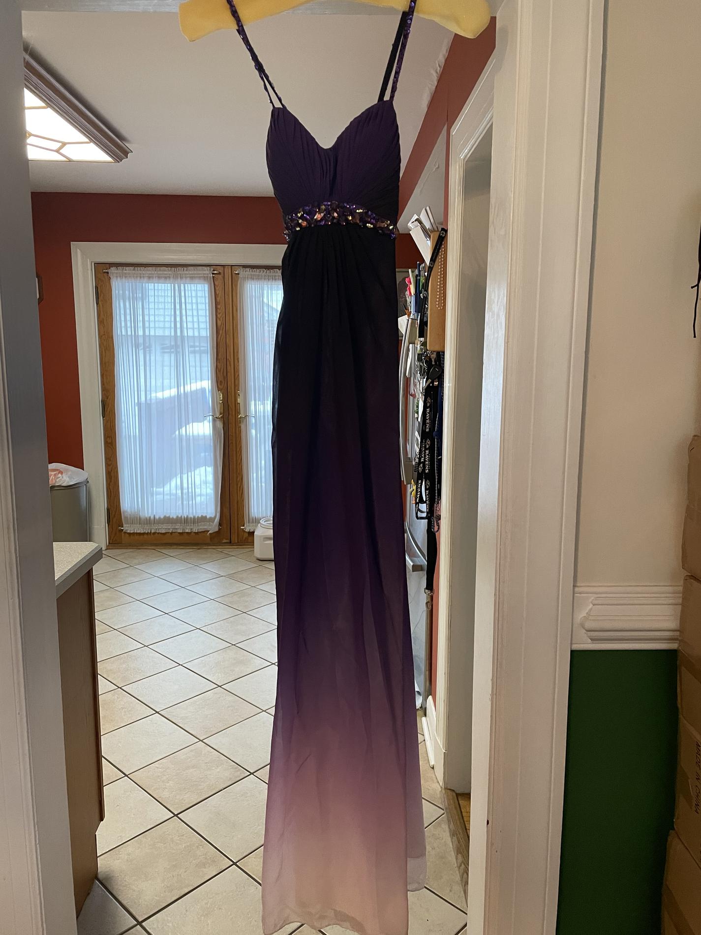 Jessica McClintock Size 0 Prom Purple Floor Length Maxi on Queenly