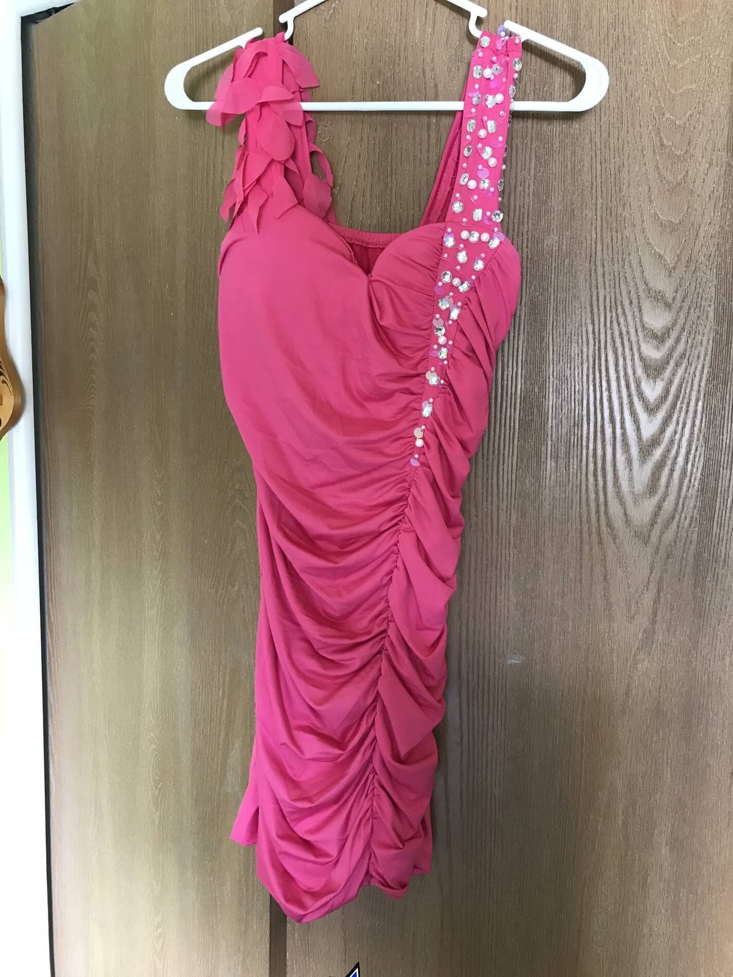 Size 0 Homecoming Hot Pink Cocktail Dress on Queenly