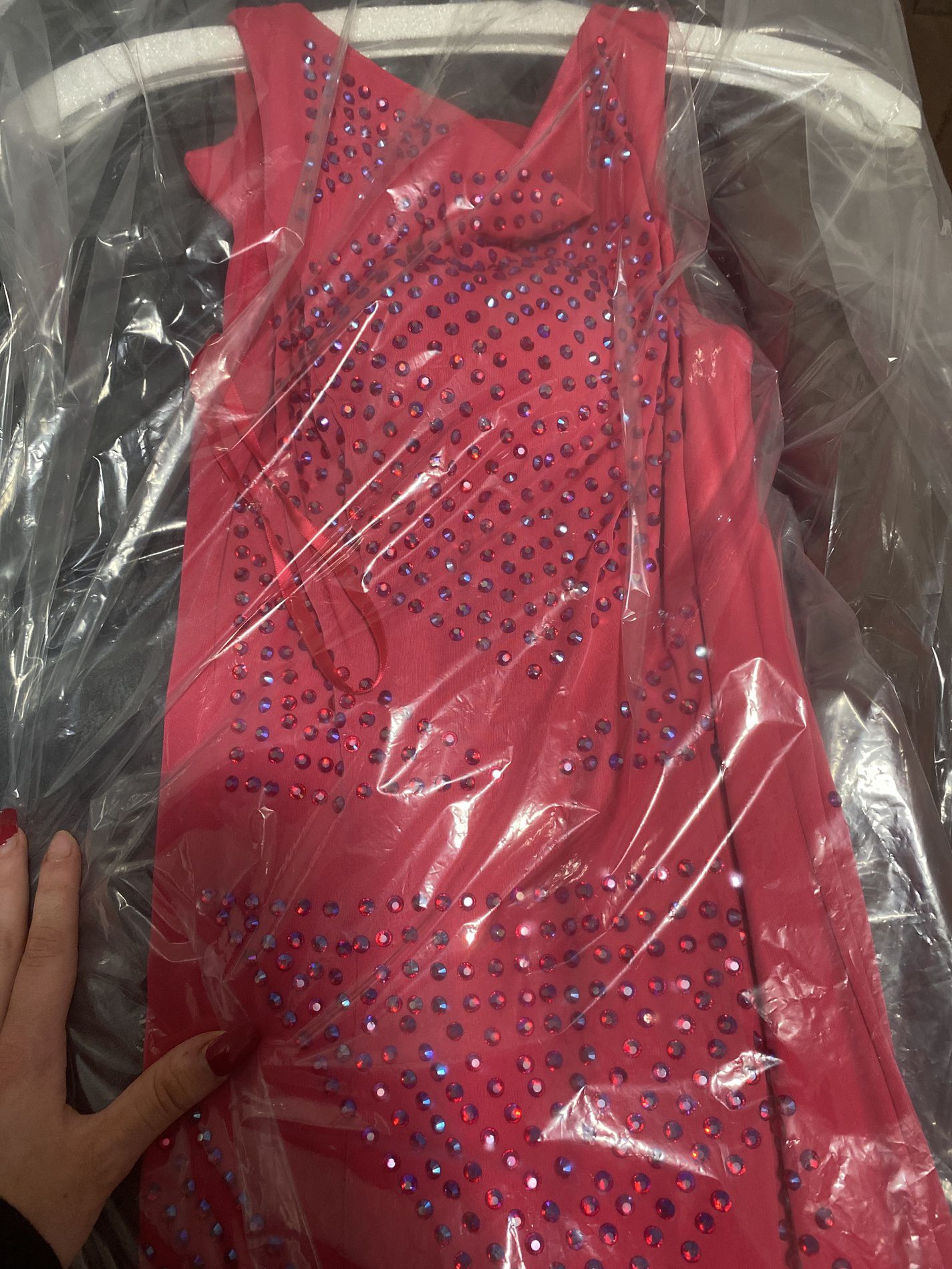 Johnathan Kayne Size 2 Prom Hot Pink Mermaid Dress on Queenly