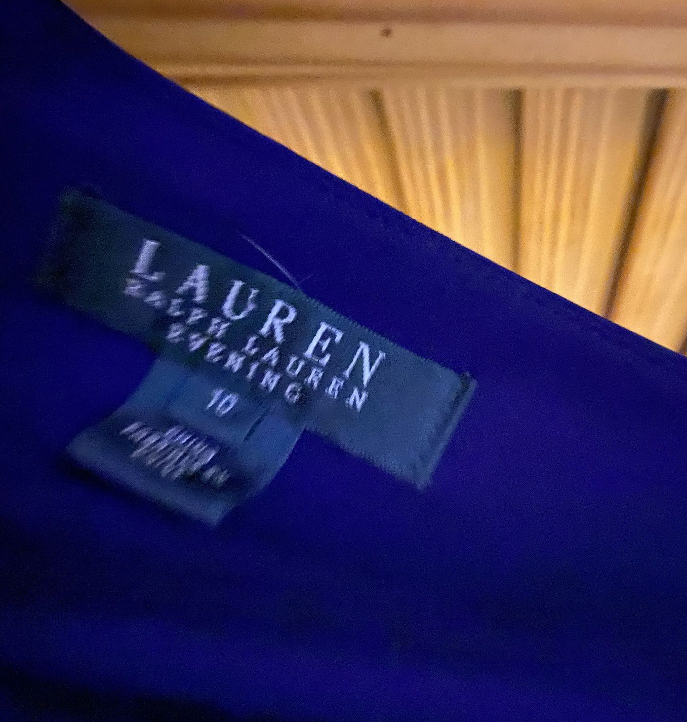 Ralph Lauren Size 10 Royal Blue Floor Length Maxi on Queenly