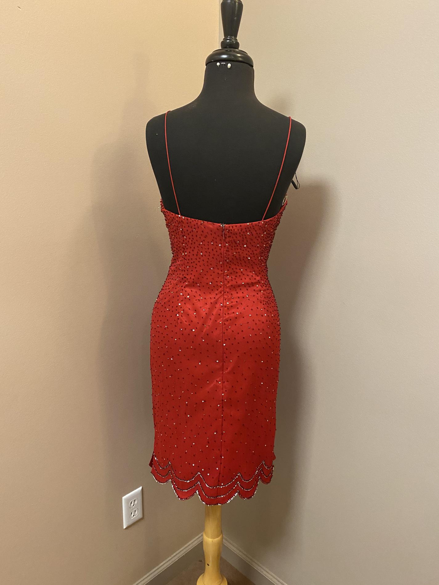 Riva Designs Size 6 Homecoming Red Cocktail Dress on Queenly
