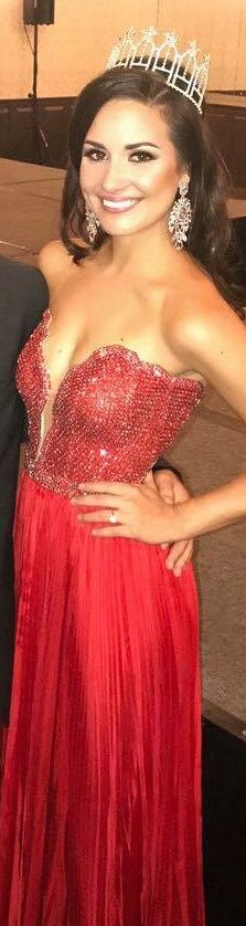 Sherri Hill Size 2 Prom Strapless Sequined Red A-line Dress on Queenly