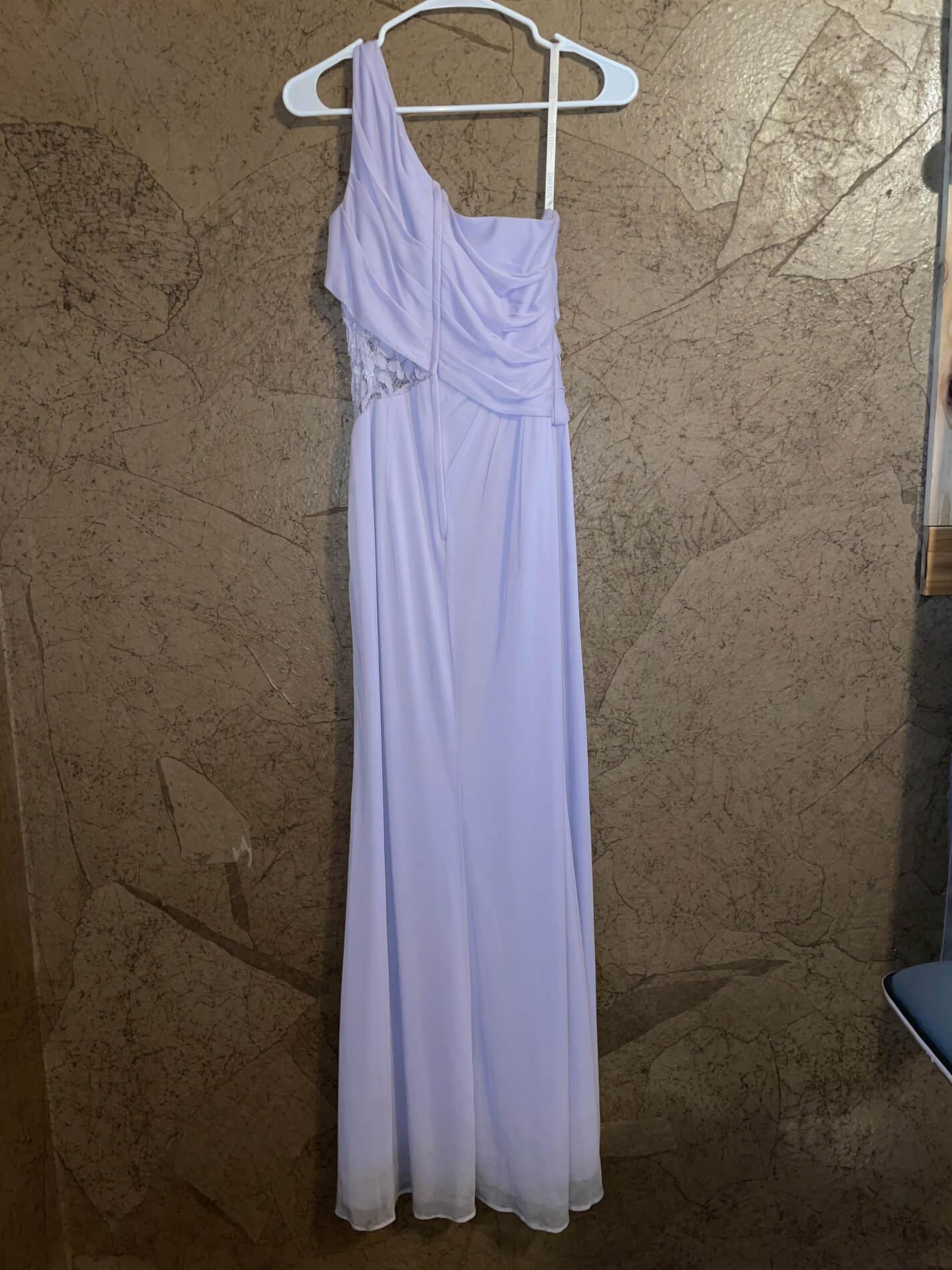 Size 4 Bridesmaid Purple Side Slit Dress on Queenly