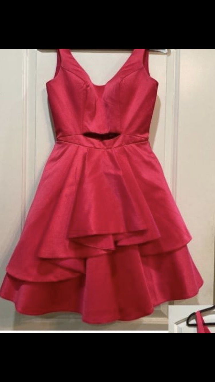 Rachel Allan Size 4 Homecoming Pink Cocktail Dress on Queenly