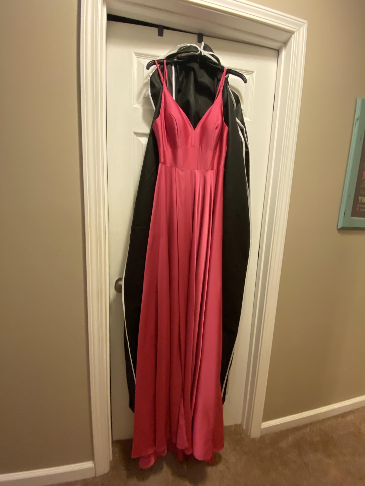 Alyce Paris Size 4 Prom Satin Pink Floor Length Maxi on Queenly