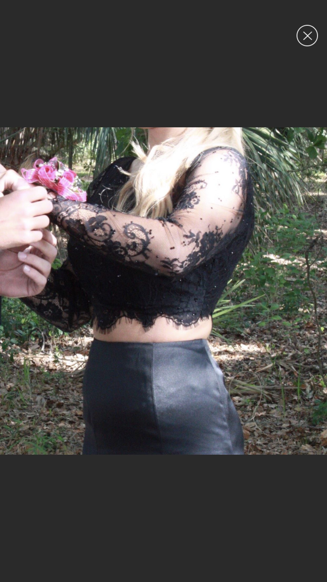Sherri Hill Black Size 8 Sleeves Long Sleeve Prom Mermaid Dress on Queenly
