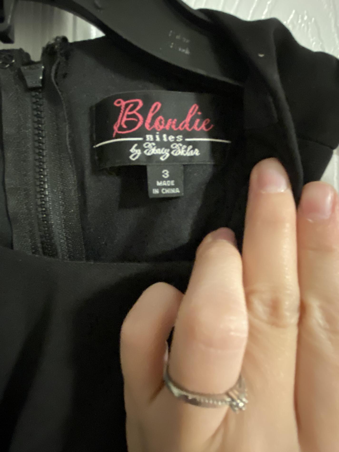 Blondie Nites Size 2 Prom Black Floor Length Maxi on Queenly