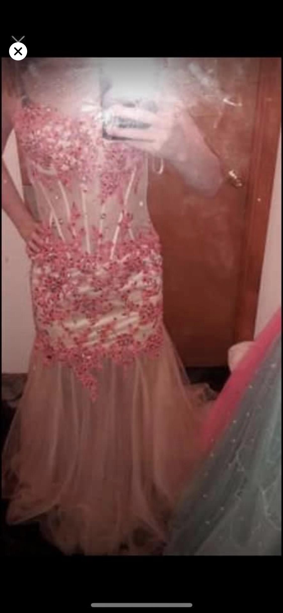 Size 2 Prom Pink Mermaid Dress on Queenly