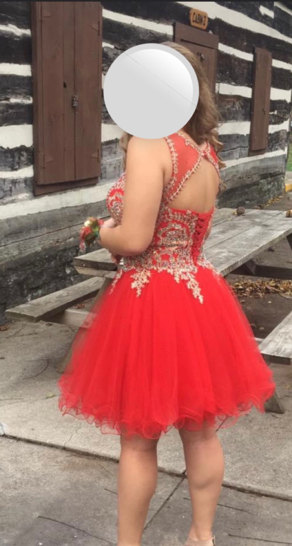 Size 6 Homecoming Red Ball Gown on Queenly