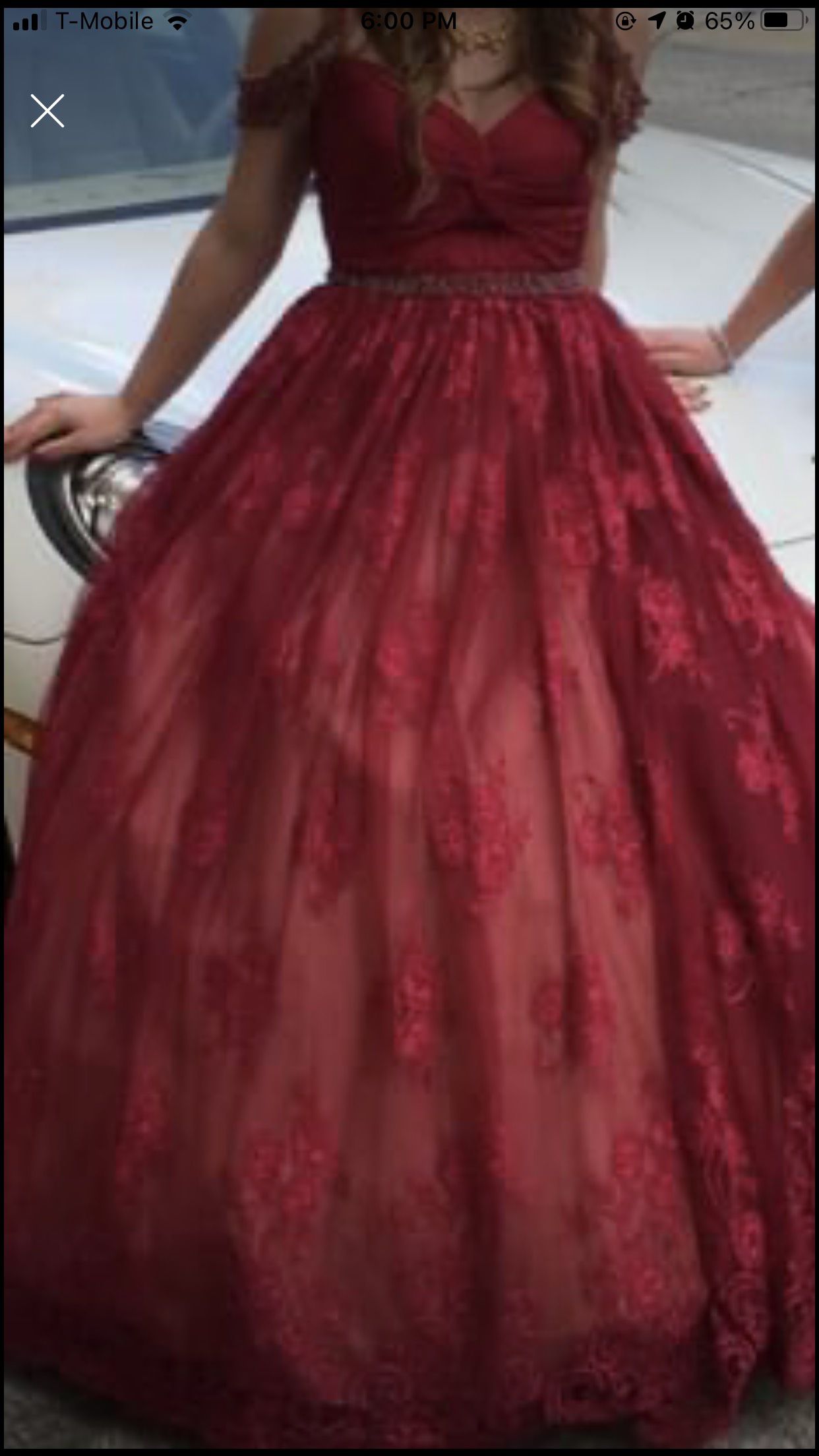 Sherri Hill Red Size 8 Prom Ball gown on Queenly