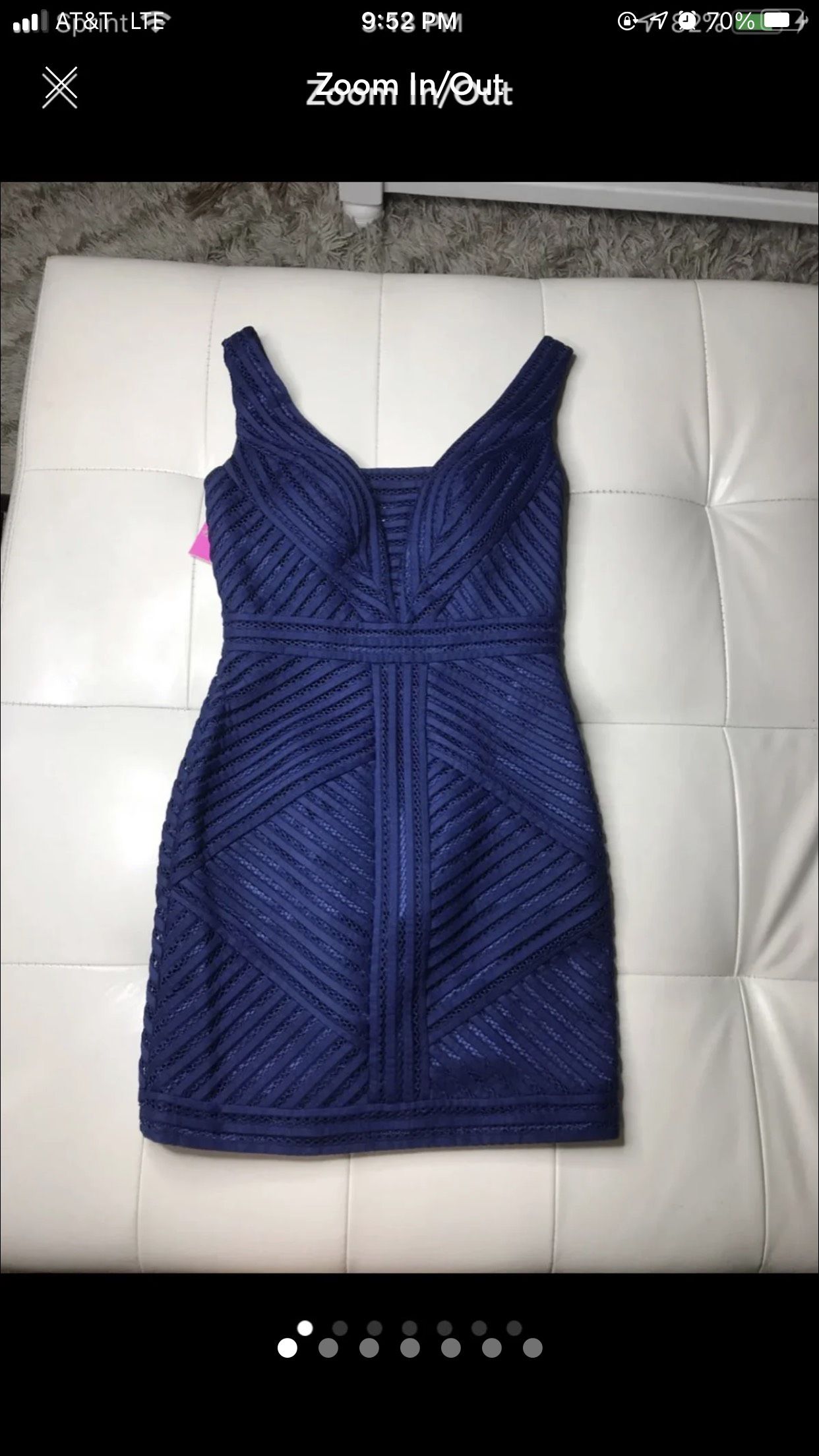 Jovani Size 4 Homecoming Navy Blue Cocktail Dress on Queenly