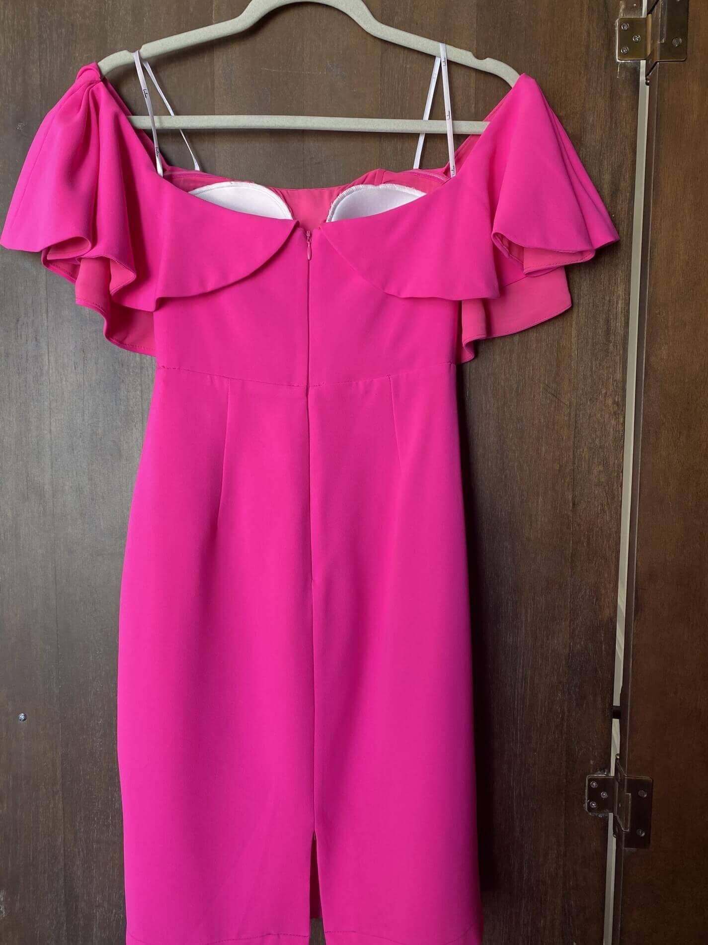 Lulus Hot Pink Size 0 Homecoming Wedding Guest Cocktail Dress on Queenly