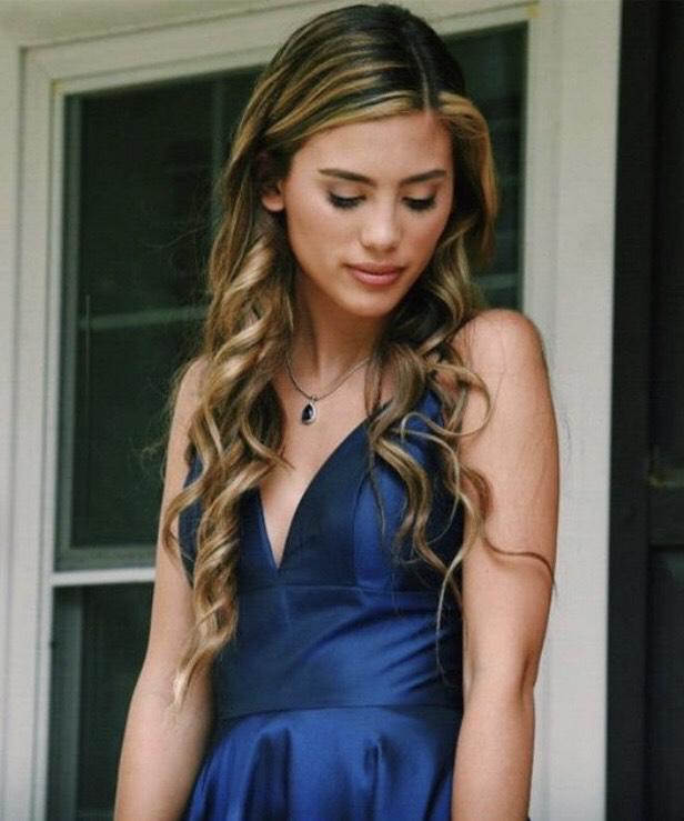 Size 6 Prom Satin Navy Blue A-line Dress on Queenly