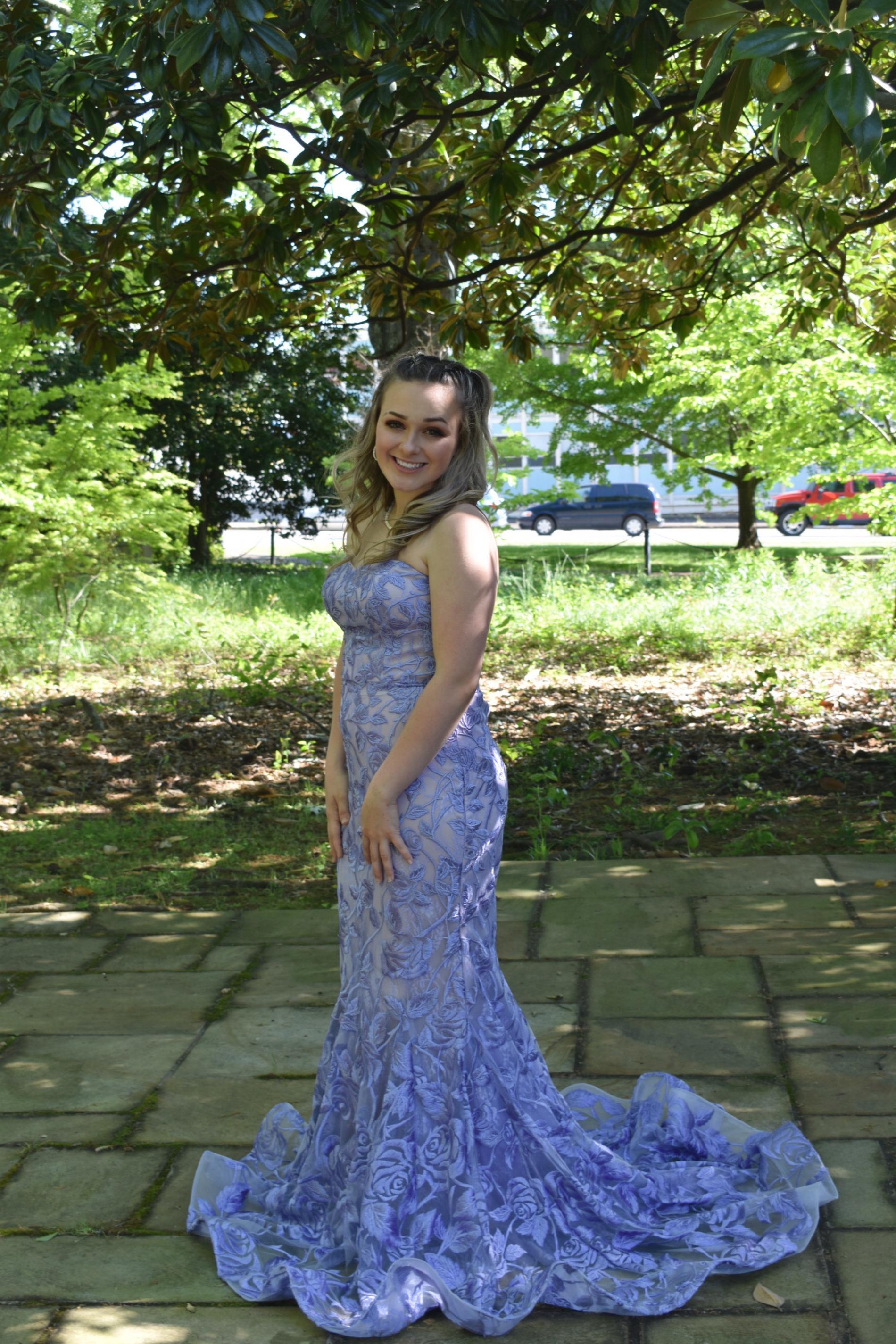 Size 4 Prom Light Purple Mermaid Dress on Queenly