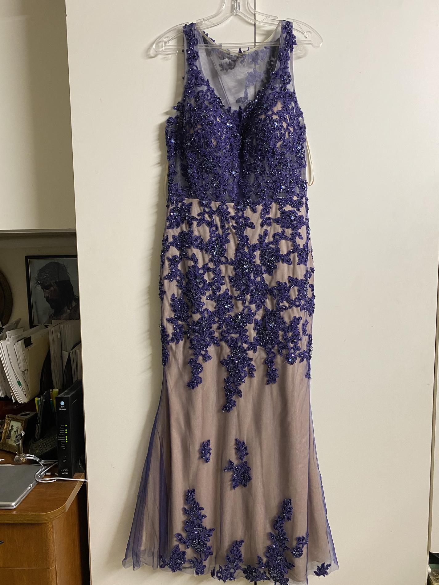Bicici & Coty Size 8 Blue Mermaid Dress on Queenly