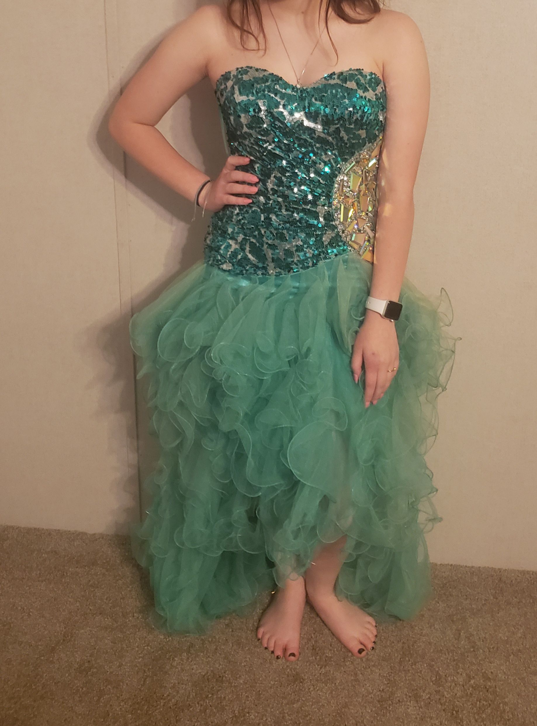 Size 2 Prom Strapless Multicolor Cocktail Dress on Queenly
