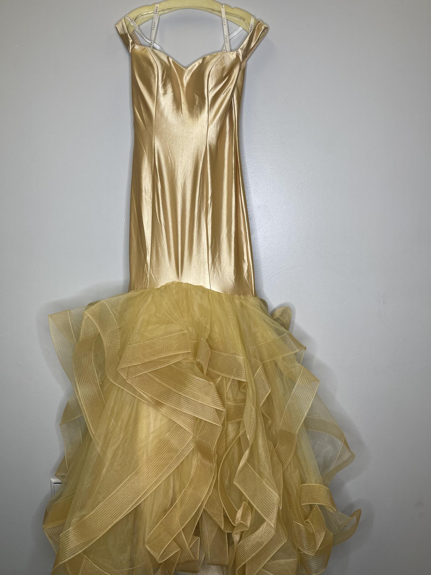 Gold Size 4 Mermaid Dress on Queenly