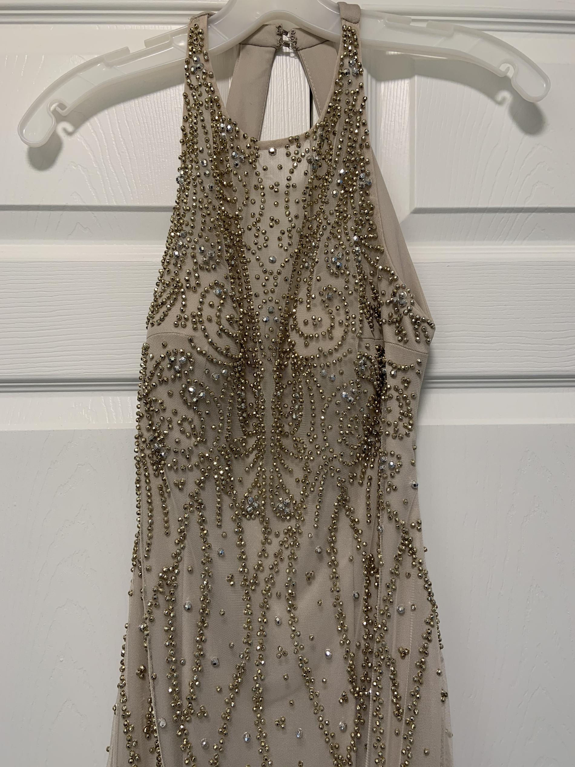 Nude Size 4 Mermaid Dress on Queenly