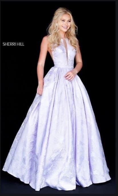 Sherri Hill Size 6 Prom Light Purple Ball Gown on Queenly