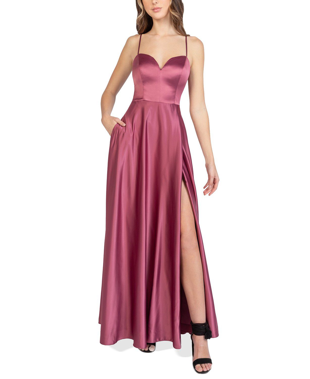 Size 10 Pink Side Slit Dress on Queenly