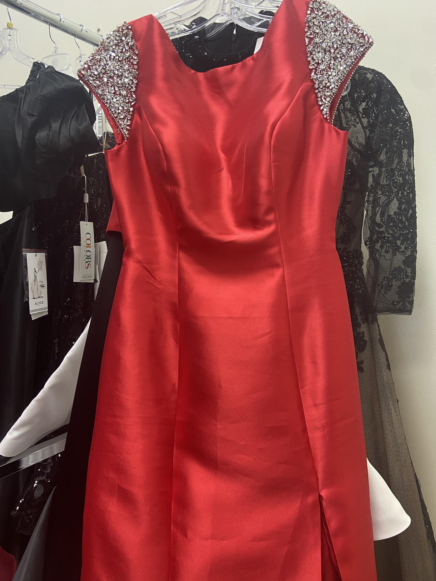 Sherri Hill Size 8 Red Mermaid Dress on Queenly