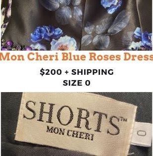 Mon Cheri Size 0 Blue Cocktail Dress on Queenly