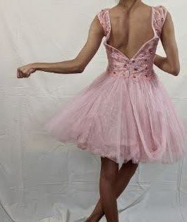 Sherri Hill Size 8 Homecoming Cap Sleeve Pink Cocktail Dress on Queenly