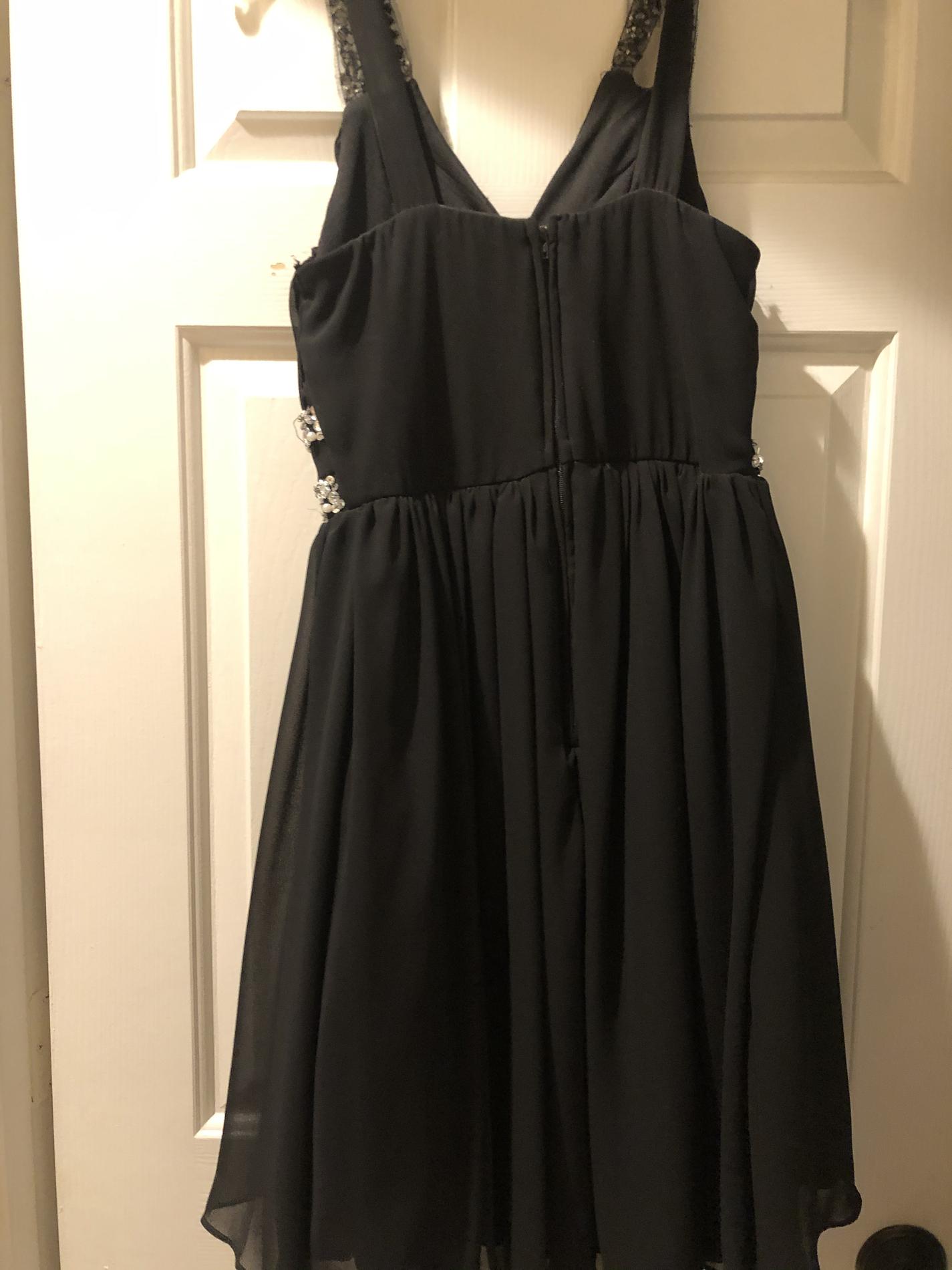 City Studio Size 6 Black A-line Dress on Queenly