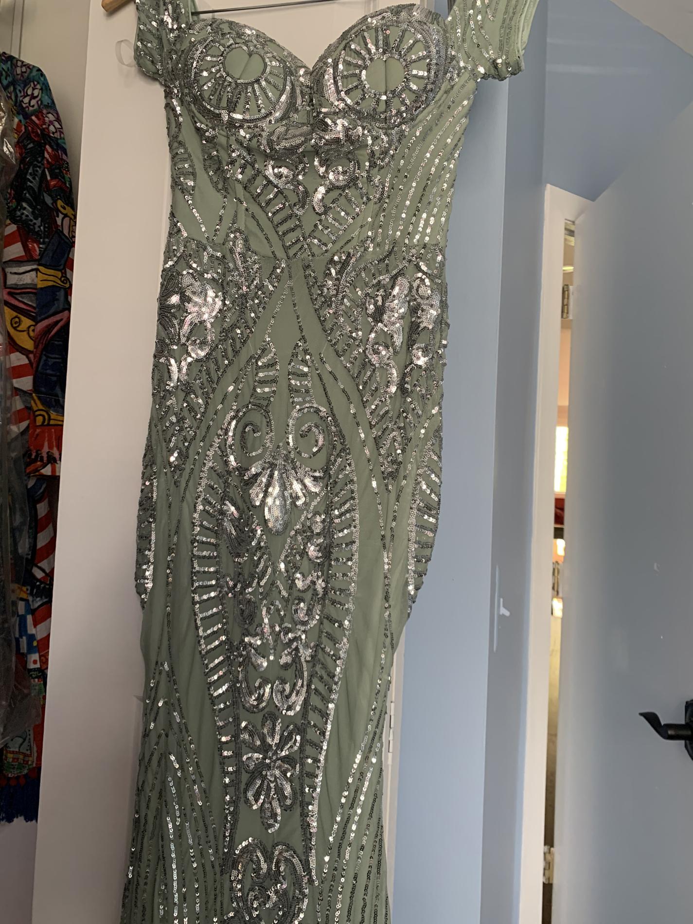 Size 6 Green Mermaid Dress on Queenly