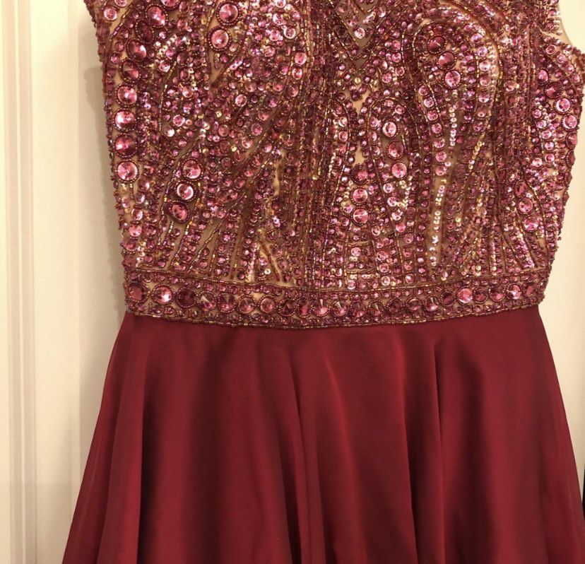 Sherri Hill Multicolor Size 14 70 Off Plus Size Tulle Cocktail Dress on Queenly