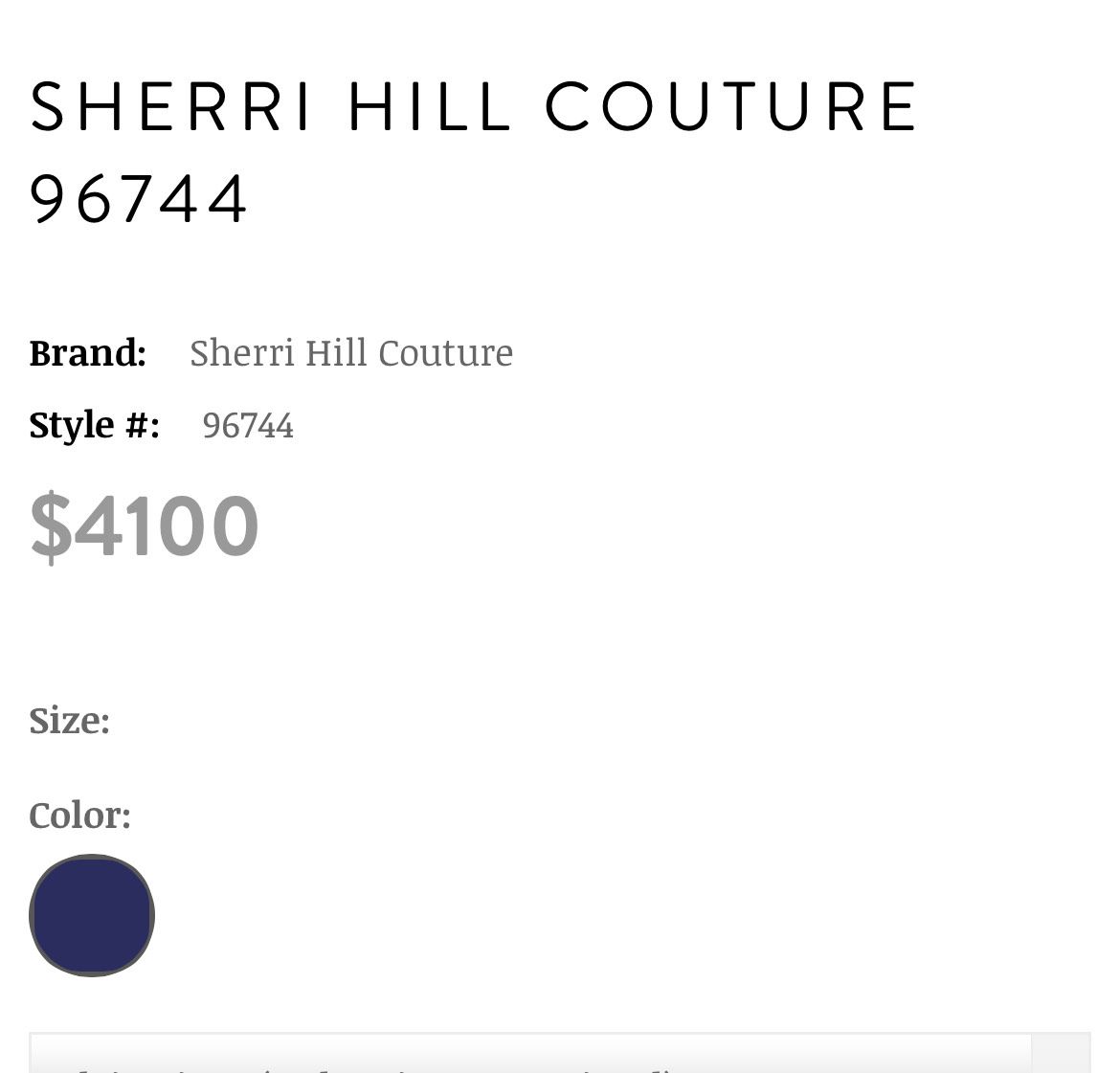 Sherri Hill Size 8 Prom One Shoulder Velvet Navy Blue Mermaid Dress on Queenly