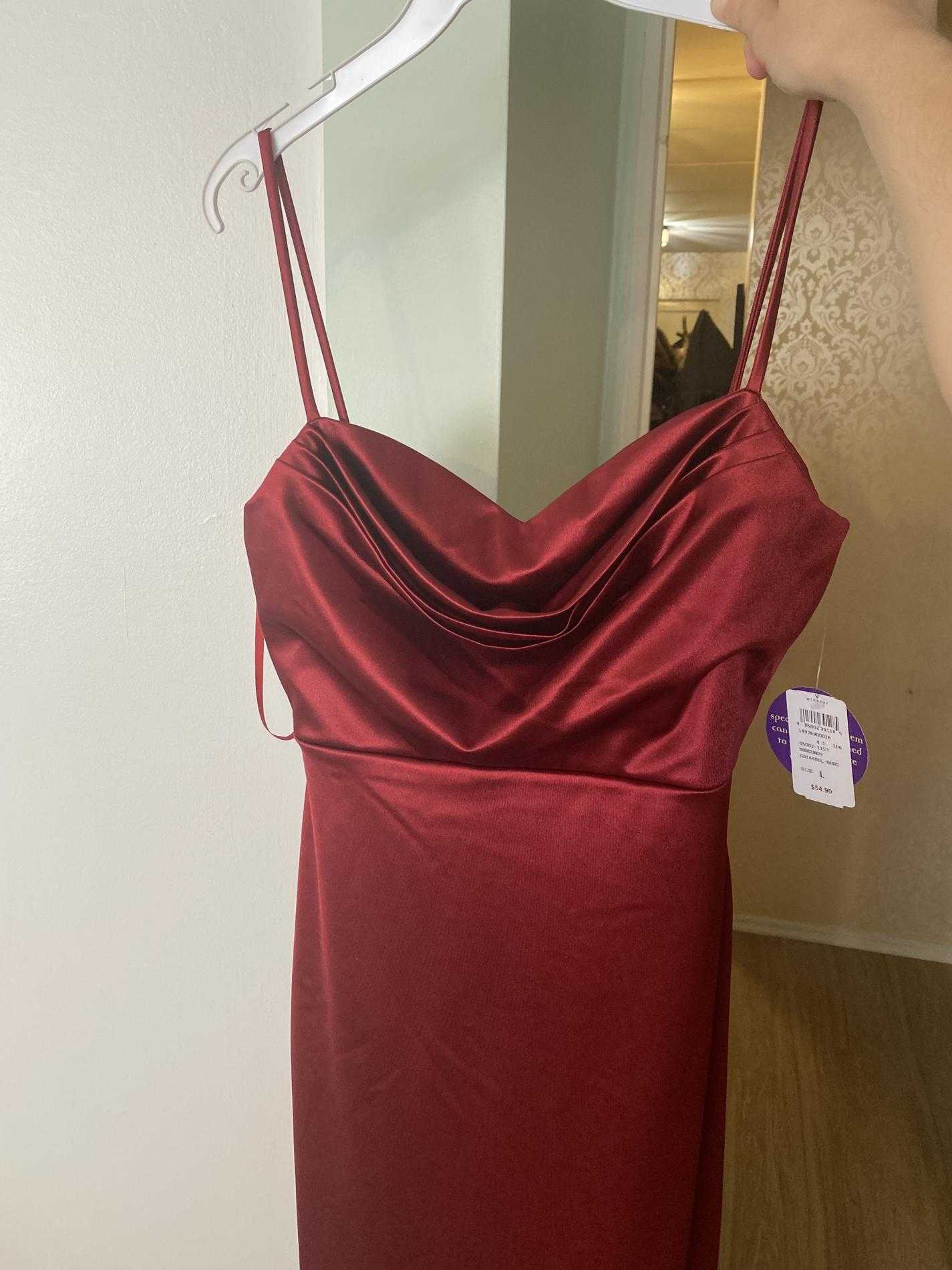 Windsor Size 8 Red Side Slit Dress on Queenly